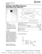 OHN3119U datasheet pdf Optek Technology