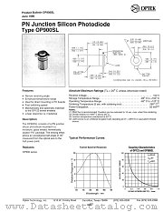 OP900SL datasheet pdf Optek Technology
