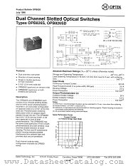 OPB826S datasheet pdf Optek Technology