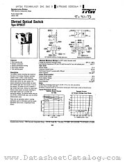OPB837 datasheet pdf Optek Technology