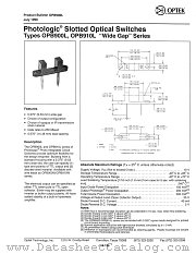 OPB913L55 datasheet pdf Optek Technology
