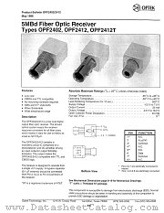 OPF2402 datasheet pdf Optek Technology