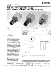 OPF2416T datasheet pdf Optek Technology