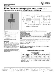 OPF341D datasheet pdf Optek Technology