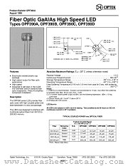 OPF390B datasheet pdf Optek Technology