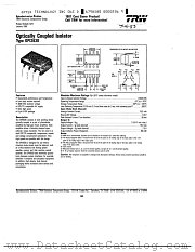OPI2630 datasheet pdf Optek Technology