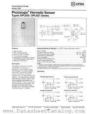 OPL820 datasheet pdf Optek Technology