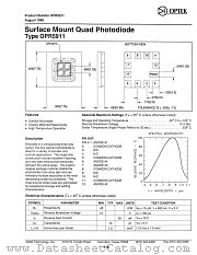 OPR5911 datasheet pdf Optek Technology