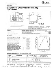 OPR5929 datasheet pdf Optek Technology