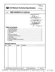 DMC16230NYU-LY-AZE-EA datasheet pdf Optrex Corporation