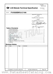F-51553GNYJ-LY-AA datasheet pdf Optrex Corporation