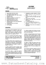 OX16CF950-TQ-A datasheet pdf Oxford Semiconductor