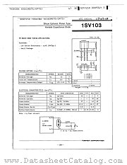 1SV103 datasheet pdf Panasonic