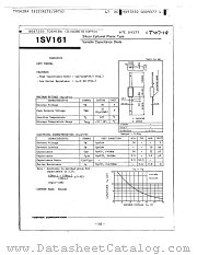 1SV161 datasheet pdf Panasonic