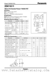 2SK1611 datasheet pdf Panasonic