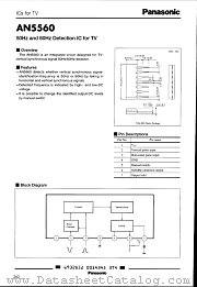 AN5560 datasheet pdf Panasonic