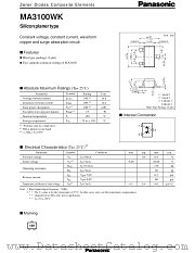 MAZ3100E datasheet pdf Panasonic