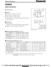 OH10023 datasheet pdf Panasonic