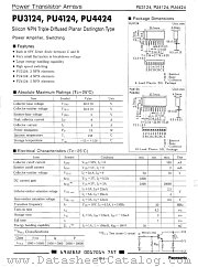 PU4124 datasheet pdf Panasonic