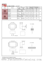 B-1822SR datasheet pdf PARA Light