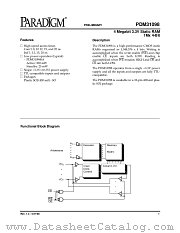 PDM31098SA8SOTR datasheet pdf PARADIGM