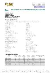 P6BUI-240505Z datasheet pdf PEAK electronics