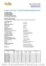 PN6CU-1212E datasheet pdf PEAK electronics