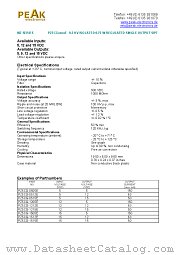 PZ5CG-1212E datasheet pdf PEAK electronics