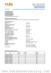 PZ8GG-1505EH30 datasheet pdf PEAK electronics
