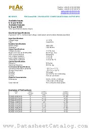 PZ8GG-1215ZH30 datasheet pdf PEAK electronics