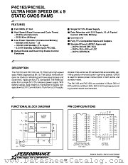 P4C163L-35LM datasheet pdf Performance Semiconductor Corporation