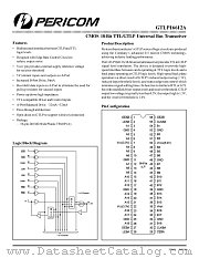 GTLP16612AA datasheet pdf Pericom Technology