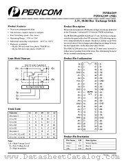 PI3B16209 datasheet pdf Pericom Technology