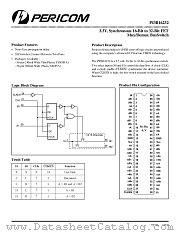 PI3B16232 datasheet pdf Pericom Technology