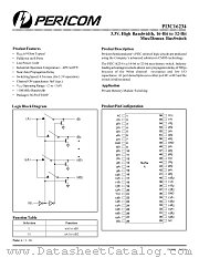 PI3C16234A datasheet pdf Pericom Technology