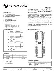 PI3C16861B datasheet pdf Pericom Technology