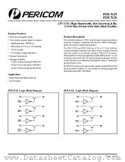 PI3C3126W datasheet pdf Pericom Technology
