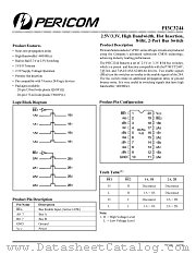 PI3C3244L datasheet pdf Pericom Technology
