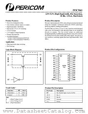 PI3C3361Q datasheet pdf Pericom Technology