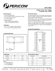 PI3VT3361Q datasheet pdf Pericom Technology