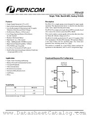 PI5A125TX datasheet pdf Pericom Technology