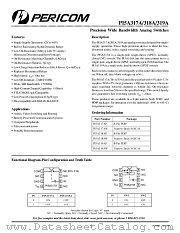 PI5A319AP datasheet pdf Pericom Technology
