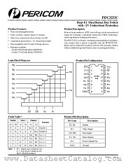 PI5C3253CQ datasheet pdf Pericom Technology