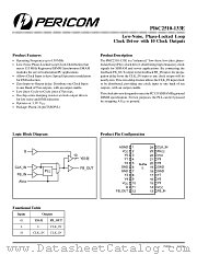 PI6C2510-133E datasheet pdf Pericom Technology