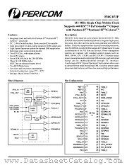 PI6C673FA datasheet pdf Pericom Technology