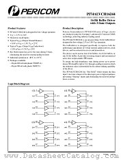 PI74ALVCH16244V datasheet pdf Pericom Technology
