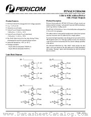 PI74ALVCH16344A datasheet pdf Pericom Technology