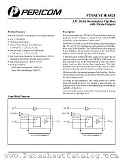PI74ALVCH16821A datasheet pdf Pericom Technology