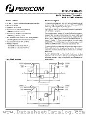 PI74ALVCH16952A datasheet pdf Pericom Technology