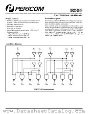 PI74FCT139TQ datasheet pdf Pericom Technology